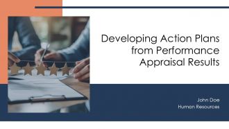 Developing Action Plans From Performance Appraisal Results PPT Demonstration AT