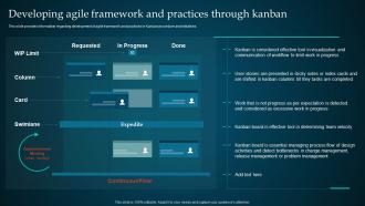Developing Agile Framework And Practices Through Managing Product Through Agile Playbook