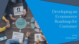 Developing An Ecommerce Roadmap For Customer PPT Presentation AT