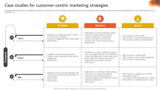 Developing An Effective Case Studies For Customer Centric Marketing Strategies Strategy SS V