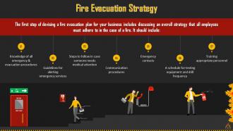 Developing An Effective Fire Evacuation Strategy Training Ppt Adaptable Unique