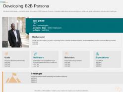 Developing b2b persona marketing planning and segmentation strategy