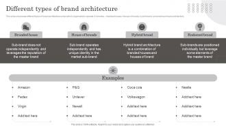 Developing Brand Leadership Capabilities Different Types Of Brand Architecture