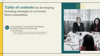 Developing Branding Strategies To Overcome Fierce Competition Complete Deck Branding CD V Attractive Editable