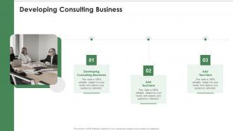 Developing Consulting Business In Powerpoint And Google Slides Cpb