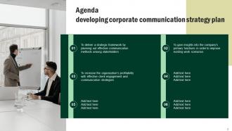 Developing Corporate Communication Strategy Plan Powerpoint Presentation Slides Impactful Captivating