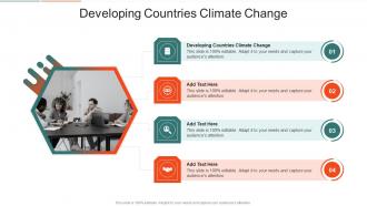 Developing Countries Climate Change In Powerpoint And Google Slides Cpb