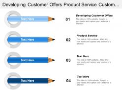 Developing Customer Offers Product Service Customer Relationship Management