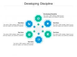 Developing discipline ppt powerpoint presentation gallery layout ideas cpb