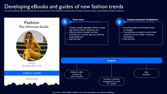 Developing Ebooks And Guides Of New Fashion Trends Complete Guide To Launch Strategy SS V
