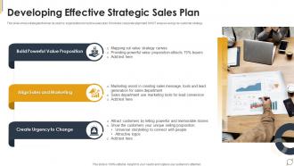 Developing Effective Strategic Sales Plan