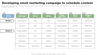 Developing Email Marketing Campaign To Direct Marketing Techniques To Reach New MKT SS V
