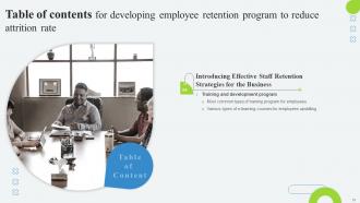 Developing Employee Retention Program To Reduce Attrition Rate Powerpoint Presentation Slides Designed Image