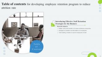 Developing Employee Retention Program To Reduce Attrition Rate Powerpoint Presentation Slides Appealing Image