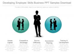 Developing Employee Skills Business Ppt Samples Download