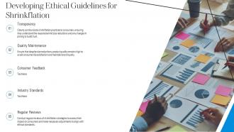 Developing Ethical Guidelines For Shrinkflation PPT Template ST AI SS