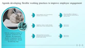 Developing Flexible Working Practices To Improve Employee Engagement Powerpoint Presentation Slides Template Impactful