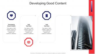 Developing Good Content In Powerpoint And Google Slides Cpb