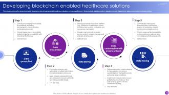 Developing Healthcare Management Solutions Using Blockchain Technology BCT MM Appealing Adaptable