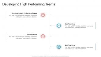 Developing High Performing Teams In Powerpoint And Google Slides Cpb