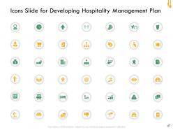Developing Hospitality Management Plan Powerpoint Presentation Slides