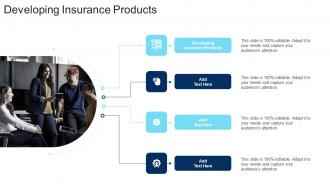 Developing Insurance Products In Powerpoint And Google Slides Cpb