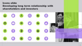 Developing Long Term Relationship With Shareholders And Investors Complete Deck