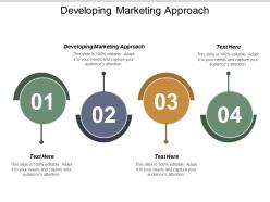 Developing marketing approach ppt powerpoint presentation portfolio infographic template cpb