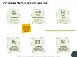 Developing marketing strategies technical administration management ppt brochure