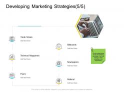 Developing marketing strategies technical company management ppt demonstration