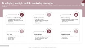 Developing Multiple Mobile Boosting Conversion And Awareness MKT SS