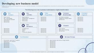 Developing New Business Model Digital Capability Assessment