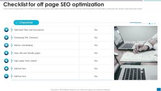 Developing New Search Engine Checklist For Off Page SEO Optimization