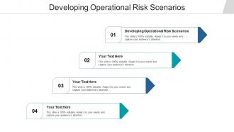 Developing operational risk scenarios ppt powerpoint presentation file smartart cpb