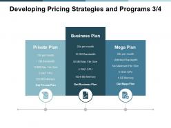 Developing pricing strategies and programs business ppt powerpoint presentation ideas format