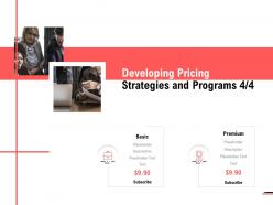 Developing pricing strategies and programs communication ppt powerpoint presentation visual aids