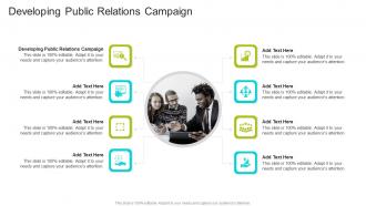 Developing Public Relations Campaign In Powerpoint And Google Slides Cpb