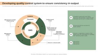 Developing Quality Control System To Developing Shareholder Trust With Efficient Strategy SS V