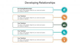 Developing relationships ppt powerpoint presentation ideas good cpb