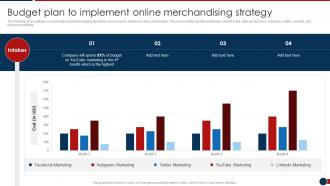 Developing Retail Merchandising Strategies Budget Plan To Implement Online Ppt Summary