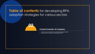 Developing RPA Adoption Strategies For Various Sectors Powerpoint Presentation Slides Visual Interactive