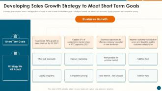 Developing Sales Growth Strategy Structuring A New Product Launch Campaign