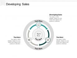 Developing sales ppt powerpoint presentation portfolio slides cpb