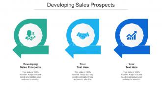 Developing Sales Prospects Ppt Powerpoint Presentation Slides Elements Cpb