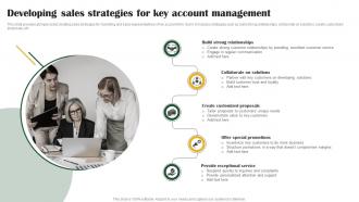 Developing Sales Strategies Key Customer Account Management Tactics Strategy SS V
