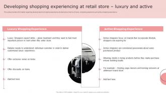 Developing Shopping Experiencing Retail Store Management Playbook