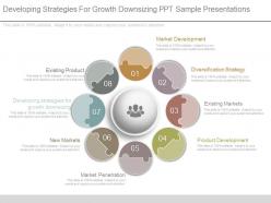 Developing strategies for growth downsizing ppt sample presentations