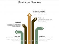 Developing strategies ppt powerpoint presentation inspiration examples cpb