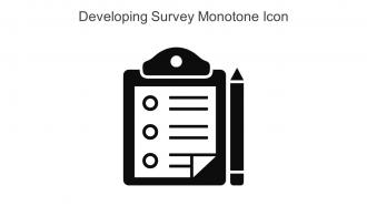 Developing Survey Monotone Icon In Powerpoint Pptx Png And Editable Eps Format