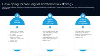 Developing Tailored Digital Transformation Strategy Digital Transformation With AI DT SS